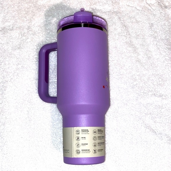 New Limited Stanley Olivia Rodrigo Purple 40 oz Tumbler w free Kitty giftcard - Picture 4 of 16